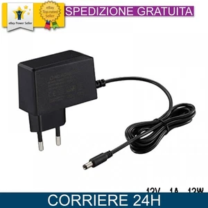 Alimentatore Switching 12V 1A 12W Universale per Stampanti e LED - Foto 1 di 1
