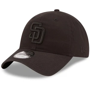 Sombrero Ajustable San Diego Padres New Era Negro Sobre Negro Núcleo Clásico 2.0 9TWENTY - Imagen 1 de 4