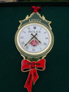 Christmas Ornament LITITZ SPRINGS PARK PA Brass VICTORIAN TOWN ROLEX CLOCK w BOX - Picture 1 of 5