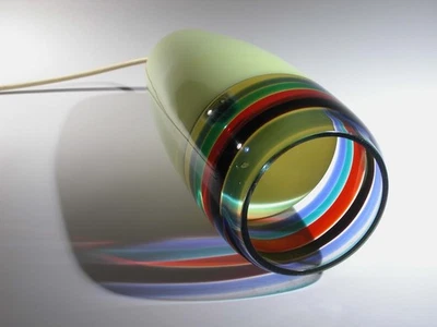 ____ ~ RARE NO. 4035 PENDANT LAMP BY MASSIMO VIGNELLI FOR VENINI Italy | c. 1954 - Image 1 of 4