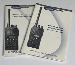 Manuel du propriétaire de la radio bidirectionnelle RELM RPV599APlus & RPU499APlus et manuel de terrain - Photo 1/4