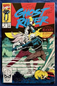 GHOST RIDER Volume 2 #3 July 1990 Marvel Comics SIGNED By Mark Texeira - New - Picture 1 of 3