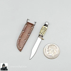 1:6 DiD WWII US 2nd Ranger Sniper Jackson Metal Bowie Knife for 12" Figures - Picture 1 of 9