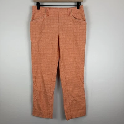 Pantalón Anthropologie Cartonnier Charlie para mujer talla 2 coral a rayas Foto 1 de 4