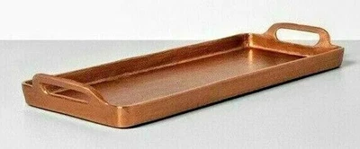 Hearth and Hand with Magnolia Decorative Copper Finish Rectangular-Tray - Image 1 of 4