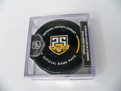 Nashville Predators 25th Anniversary NHL Game Hockey Puck  - Image 1 of 2