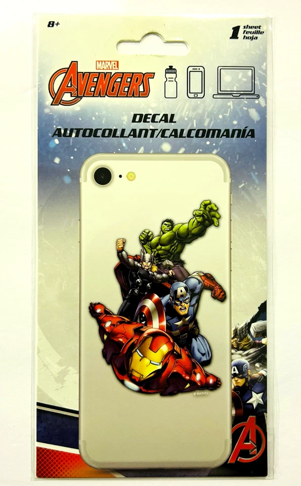 Marvel Avengers Decal Sticker Phone HydroFlask Laptop