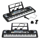 Duży keyboard pianino z mikrofonem dla dzieci + zasilacz MULTISTORE