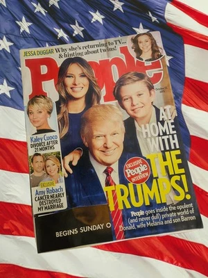 Donald Trump PEOPLE MAGAZINE Oct 12, 2015 At Home With The Trumps READ DESC. - Image 1 of 4