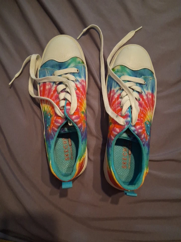 Skechers Roadies Berkeley Blocks Arco Iris Tie Dye Zapatos Tenis Para Mujer Talla 10 Foto 1 de 4