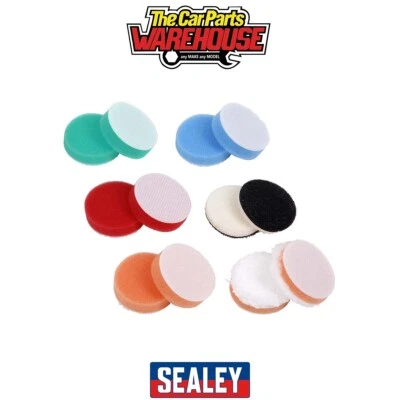 Sealey SPK600ACC1 Polisher Pad Kit 40mm x 10mm - Image 1 of 4