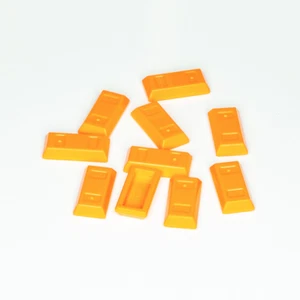 10x LEGO® Barren Goldbarren Ingot 1x2 (99563) (Orange) NEU - Picture 1 of 1