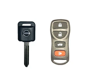 Remote and Transponder Key for Nissan 350Z, Altima, Armada, Maxima & Sentra - Picture 1 of 1