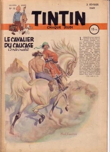 TINTIN N°15 - DARGAUD  -  FRANCE  - Couv Cuvelier -  (Scotch) - 1949 - Imagen 1 de 1