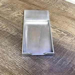 Soporte para bloc de notas de escritorio RARO de colección Wilton RWP estaño Columbia PA EE. UU. - Imagen 1 de 8