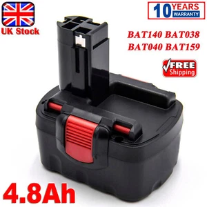 14.4V 4.8Ah Battery For Bosch BAT140 BAT038 BAT040 BAT159 PSR1440 2607335275 NEW - Picture 1 of 11