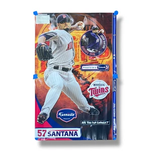 Johan Santana Minnesota Twins Baseball Fathead Life Size Real Big Wall Decal - Picture 1 of 7