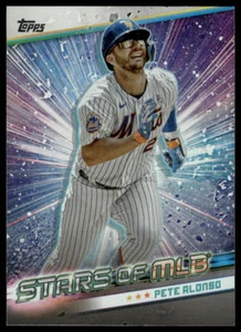 2024 Topps #CSMLB-24 Pete Alonso Stars of MLB Chrome New York Mets Baseball - Picture 1 of 2