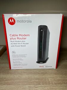 Motorola MG7550 16x4 Cable Modem Plus AC1900 WiFi Router DOCSIS 3.0 Used