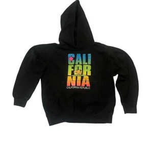 Ten Activewear Black Multicolor California Kids Sweater Size YXL - Picture 1 of 3