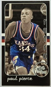 Paul Pierce 1998 Press Pass Double Threat Retro RC #R8 Kansas Jayhawks HOF - Bild 1 von 1