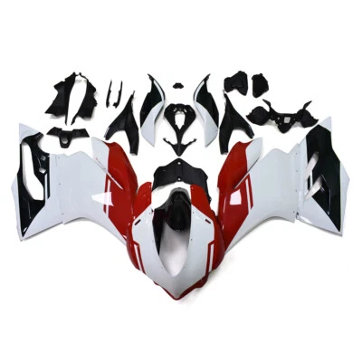 Carrocería para Ducati 959 Panigale 2015 2016 2017 1299 17 blanco rojo negro carenados Foto 1 de 4