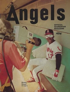 1975 California Angels Programm Scorebook vs NY Yankees Nolan Ryan HOF Jerry Remy - Bild 1 von 6