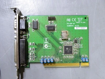 HP Lite-On KB661701 320302-001 PCI-2S1P GP Serial DB-9 Parallel DB-25 PCI Card - Image 1 of 4