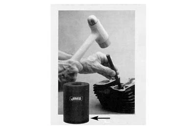 Herramienta de instalación de guía de válvula sin hombros para Harley Davidson Foto 1 de 1