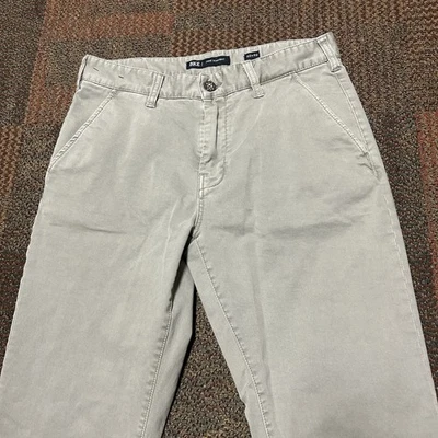 BKE пряжка Джейк прямой хаки Chino брюки мужские 32 x 32 серый хлопок эластичной повседневный - Изображение 1 из 4