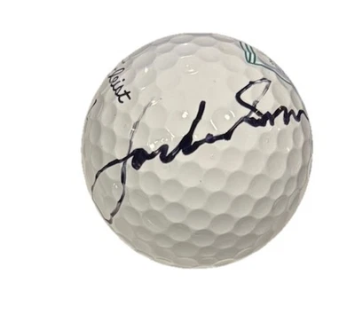 Pelota de golf Jordan Spieth ganador de la PGA firmada autografiada concesiones MASTERS Foto 1 de 3