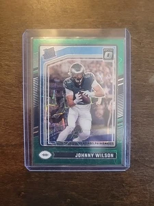 Sale Johnny Wilson Green Velocity 2024 Donruss Optic Football - Bild 1 von 2