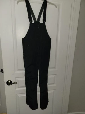 Polar Edge Black Ski Snow Snow Plow Bib Overalls Pants Youth Unisex Size L 14/16 - Image 1 of 4