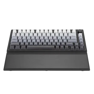 BT5.0 2.4G USB C Hot Swappable Mechanical Keyboard Gray Switch 82 Keys RGB B NEW - Afbeelding 1 van 12