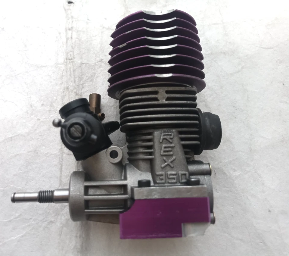 JUNK Novarossi REX350 Vintage Nitro Engine Made in Italy - Image 1 of 4