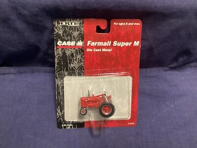 Tractor Ertl Case IH Farmall Super M escala 1/64 - Sellado Foto 1 de 2