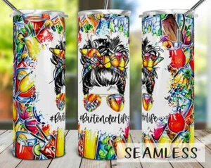 BARKEEPER LIFE TUMBLER - Enthält einen 20 Unzen Metall Isolierbecher, Deckel & Strohhalm - Bild 1 von 3