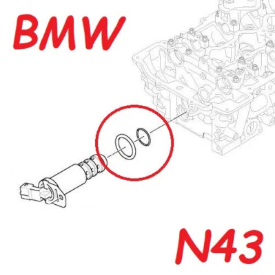 ☆ BMW 1er E81 E82 E87 E88 N43 Magnetventile 2 Vanos Dichtsatz O-Ringe ☆