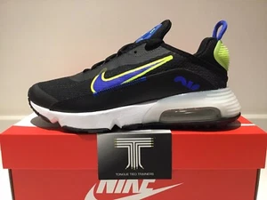Nike Air Max 2090 ""Schwarz/Racerblau"" ~ DA4669 001 ~ UK Größe 4,5 ~ Euro 37,5 - Bild 1 von 5