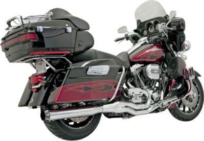 Escape recto Bassani cromo B4 2-1 para Harley Touring 99-16 FLHX FLHR FLTR Foto 1 de 3