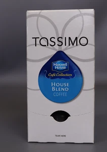 Tassimo Maxwell House Cafe Collection House Blend Medium Roast Coffe 10 ct Pack - Picture 1 of 4