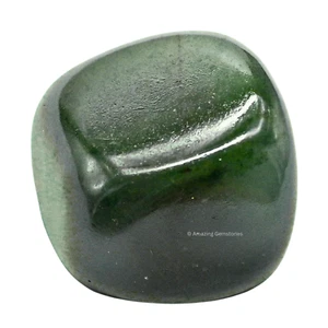 Piedra pulida de cristal oscuro aventurina verde piedra - cristal hágalo usted mismo (1 foto) - Imagen 1 de 6