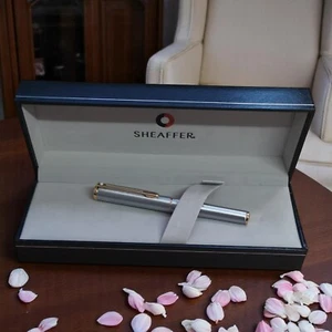 Pen Gift in Gift Box SHEAFFER Fashion Colour Silver Plated - Picture 1 of 3