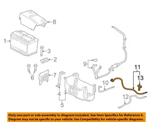 GM OEM 16-20 Impala,Regal,XTS Electrical Battery-Negative Cable 84004725 - Imagen 1 de 2