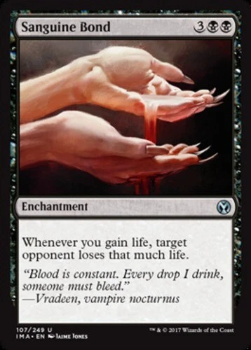 MTG - Sanguine Bond - Iconic Masters - NM, English Magic FLAT RATE SHIP - Image 1 of 1