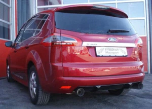 Sistema de escape deportivo dúplex FMS 70 mm Ford S-Max 2008-10 2,2 l TDCI 129 kW acero inoxidable - Imagen 1 de 1
