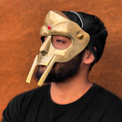 Limited Eddition MF DOOM Mask Mad Villan Gladiator Face Mask Mad-villain Steel - Image 1 of 4