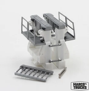 Herpa Rohradapter für Goldhofer Tieflader weiß 692411 1:87 /HS876 - Bild 1 von 1