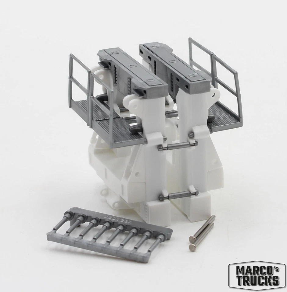 Herpa Rohradapter für Goldhofer Tieflader weiß 692411 1:87 /HS876 - Bild 1 von 1