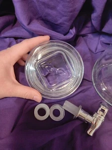 HOME ESSENTIALS ICE COLD DRINK GLASSWARE LID & PARTS ONLY Party Holiday Wedding - Picture 1 of 1
